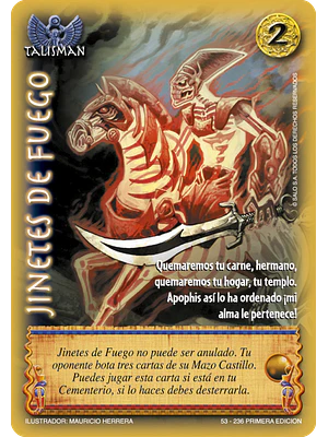 JINETES DE FUEGO - SINGLES MITOS Y LEYENDAS