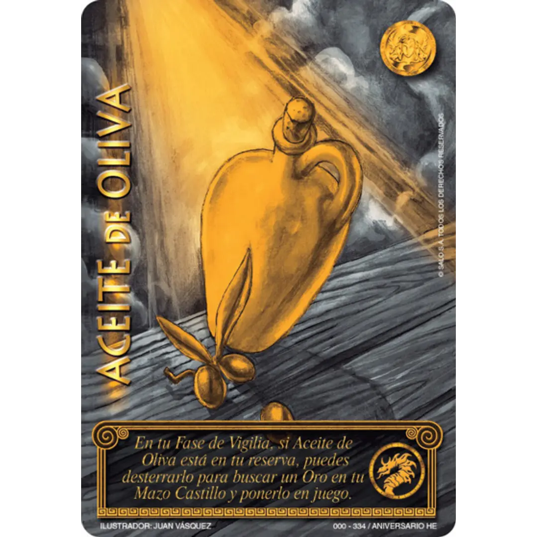 ACEITE DE OLIVA SECRETO FULL ART - SINGLES MITOS Y LEYENDAS 1