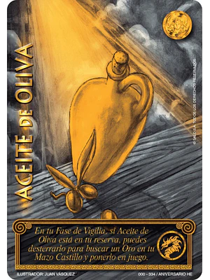 ACEITE DE OLIVA SECRETO FULL ART - SINGLES MITOS Y LEYENDAS