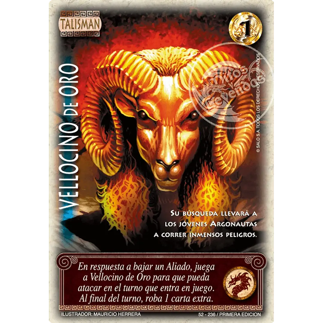 VELLOCINO DE ORO - SINGLES MITOS Y LEYENDAS 1