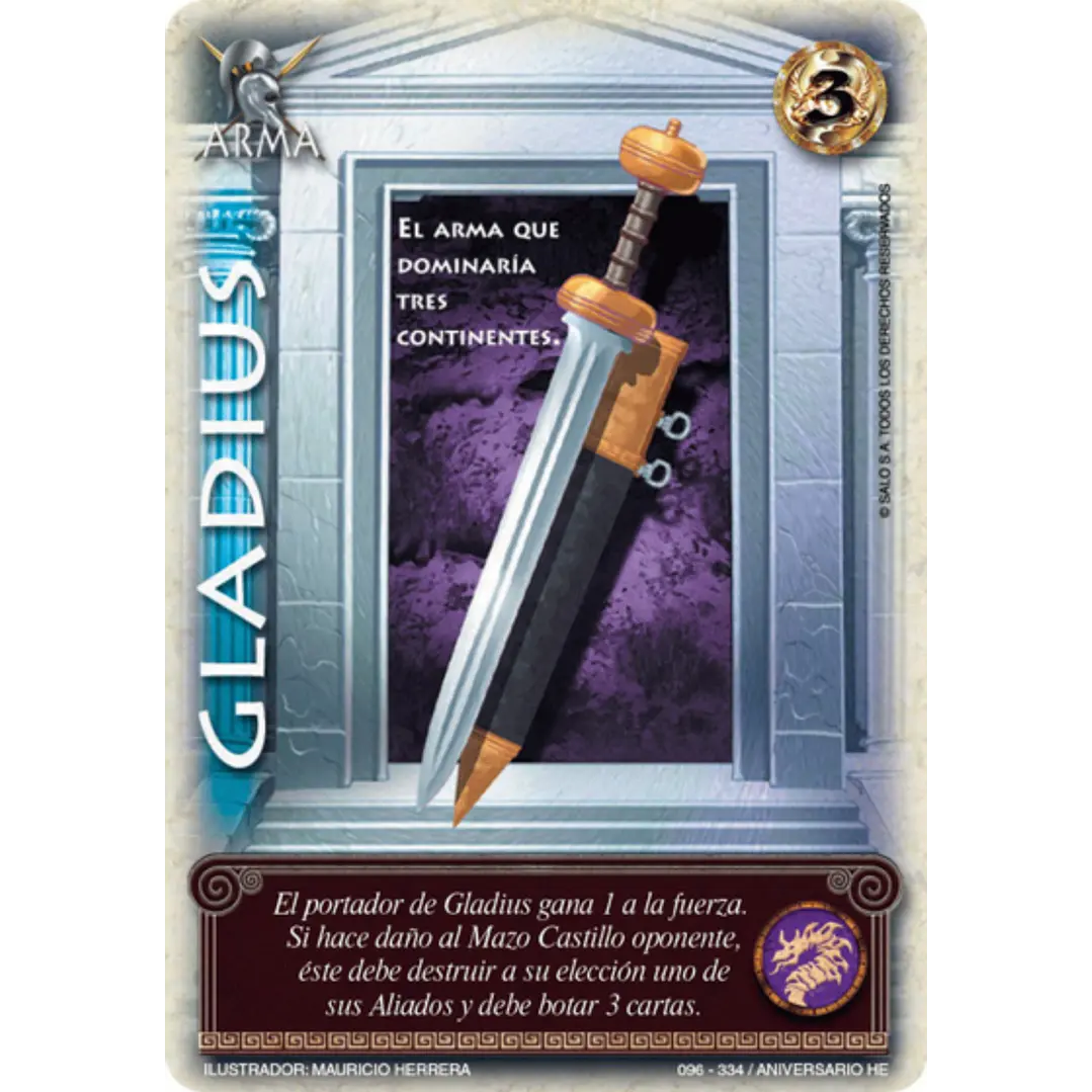 GLADIUS REWORK - SINGLES MITOS Y LEYENDAS 1