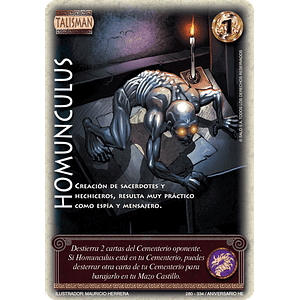 HOMUNCULUS - SINGLES MITOS Y LEYENDAS