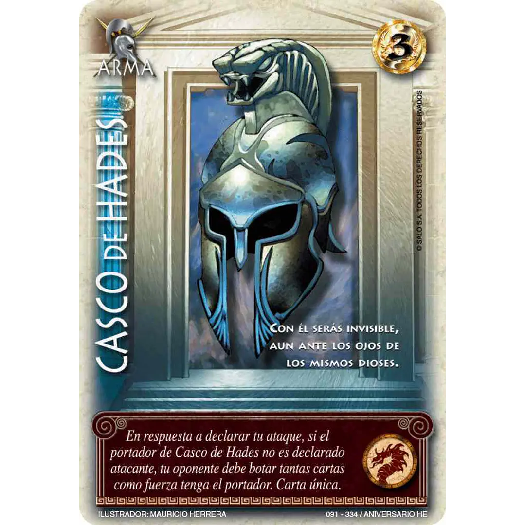 CASCO DE HADES - SINGLES MITOS Y LEYENDAS 1