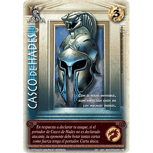 CASCO DE HADES - SINGLES MITOS Y LEYENDAS
