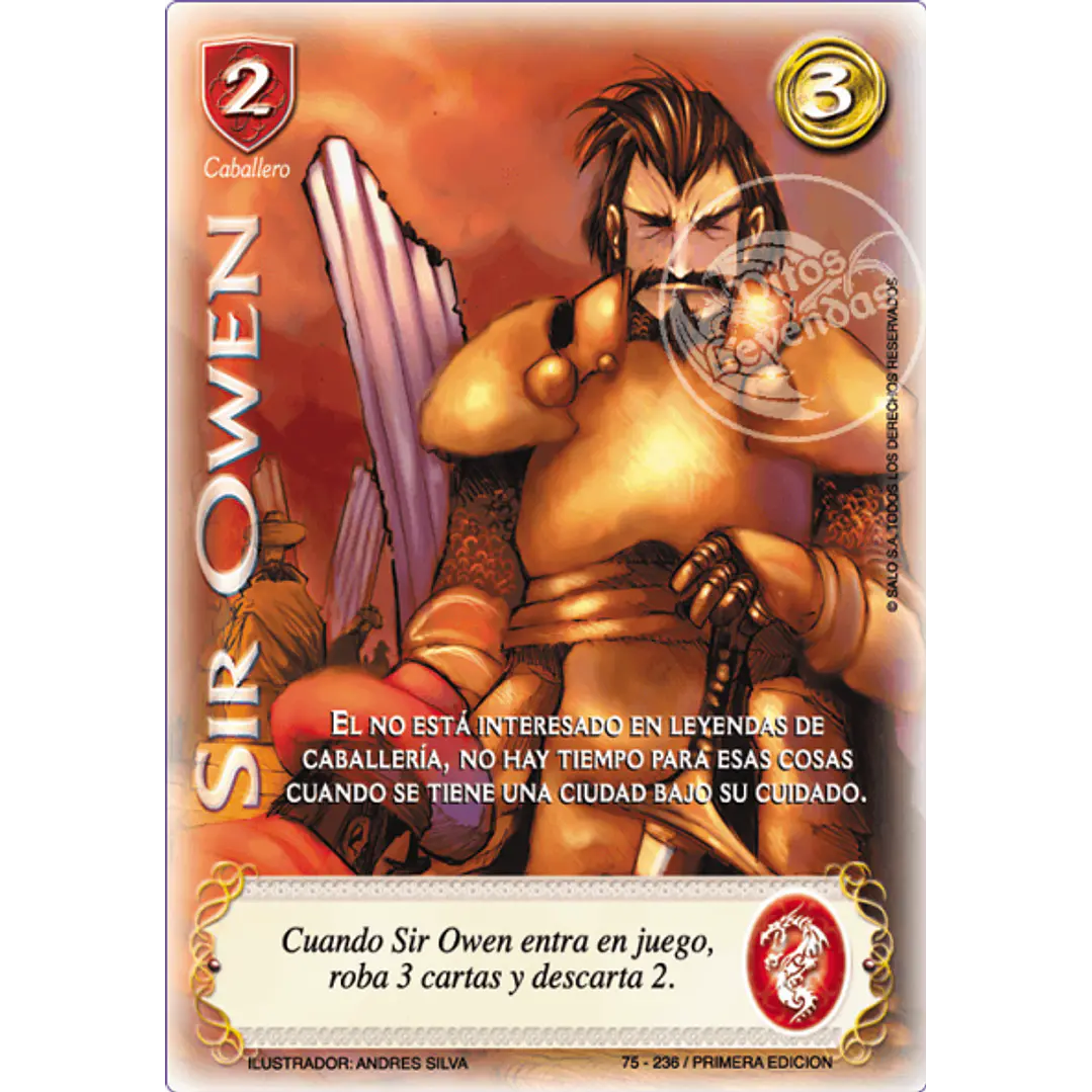 SIR OWEN FOIL ANIVERSARIO ES - SINGLES MITOS Y LEYENDAS 1
