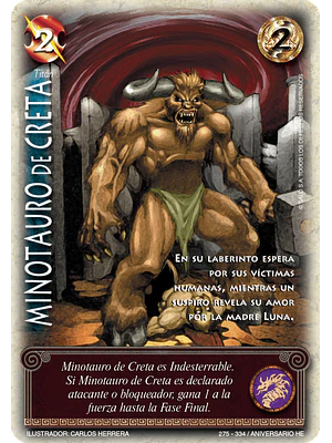 MINOTAURO DE CRETA - SINGLES MITOS Y LEYENDAS