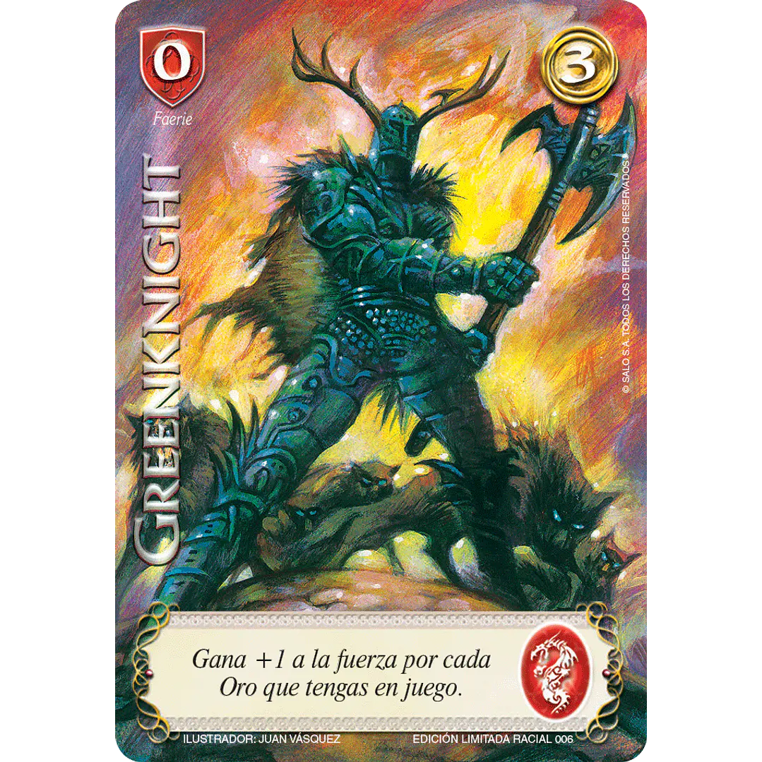 GREENKNIGHT FULL ART - SINGLES MITOS Y LEYENDAS 1