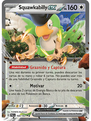 Squawkabilly Ex 169/193 - Singles Pokemon TCG