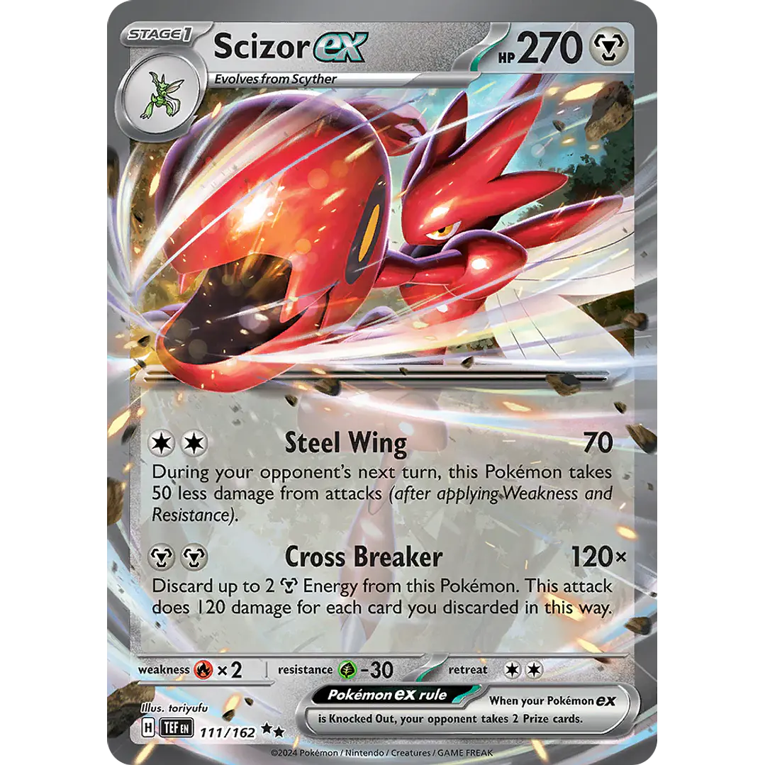 Scizor Ex 111/162 - Singles Pokemon TCG 1