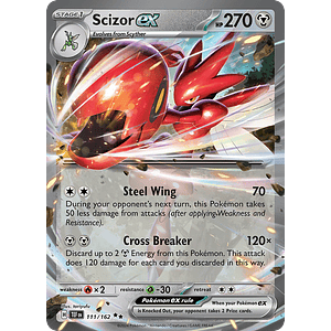 Scizor Ex 111/162 - Singles Pokemon TCG