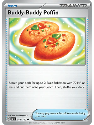 Buddy-Buddy Poffin 144/162 - Singles Pokemon TCG