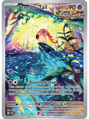 Scream Tail 065  - Singles Pokemon TCG