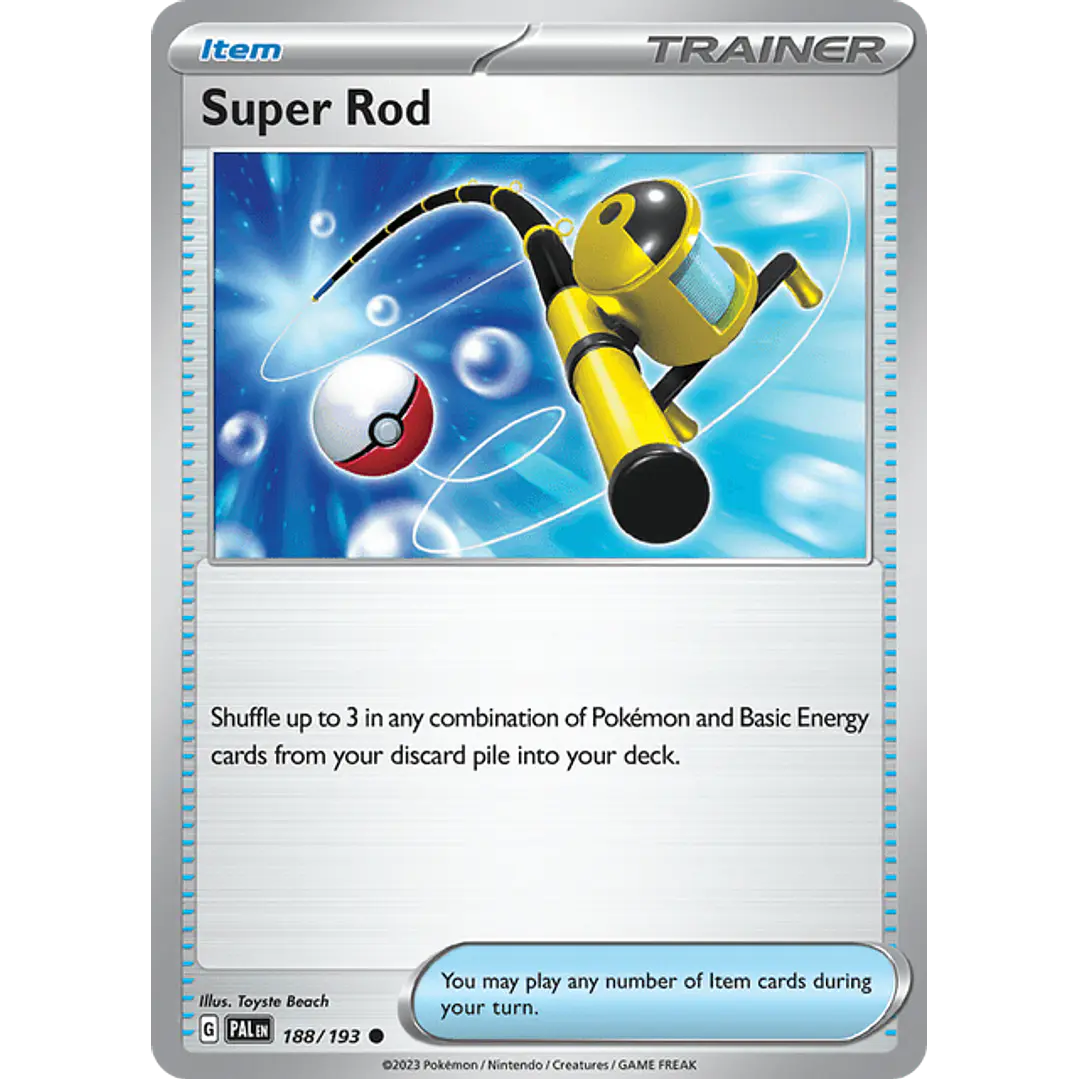 Super Rod 188/193  - Singles Pokemon TCG 1