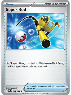 Super Rod 188/193  - Singles Pokemon TCG