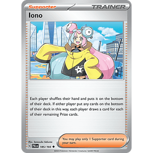 Iono 185/193  - Singles Pokemon TCG