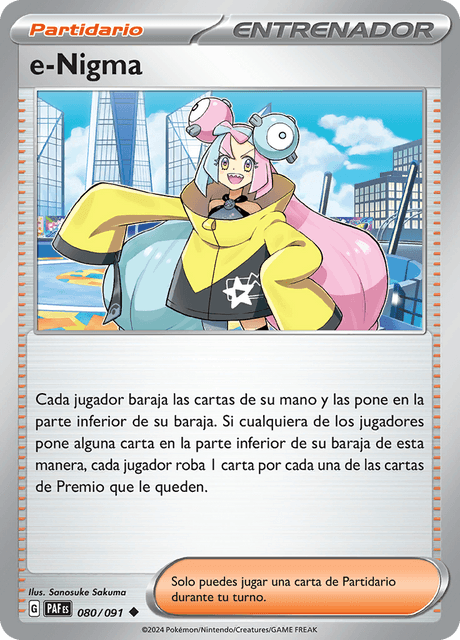 e.Nigma 080/091 - Singles Pokemon TCG