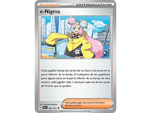 e.Nigma 080/091  - Singles Pokemon TCG