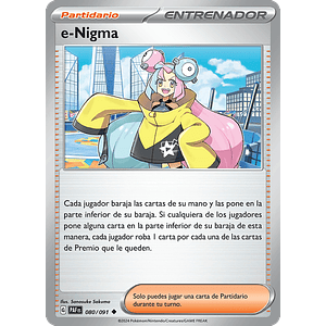 e.Nigma 080/091  - Singles Pokemon TCG