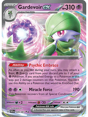Gardevoir EX 029/091 - Singles Pokemon TCG