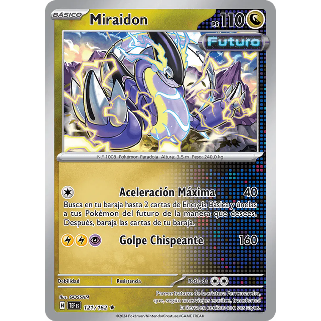 Miraidon 121/162 - Singles Pokemon TCG 1
