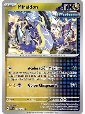 Miraidon 121/162 - Singles Pokemon TCG