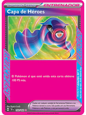 Capa de Heroes 152/162 - Singles Pokemon TCG