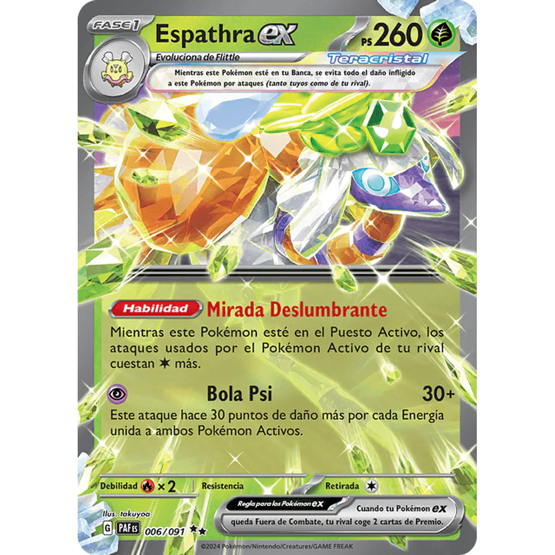 Espathra Ex 006/091 - Singles Pokemon TCG 1