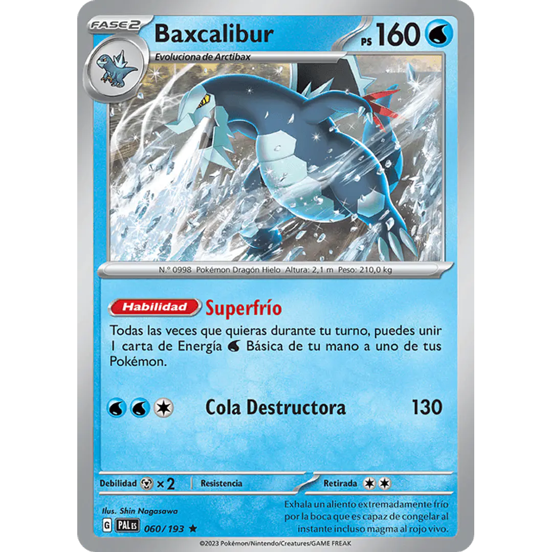 Baxcalibur 060/193 - Singles Pokemon TCG 1