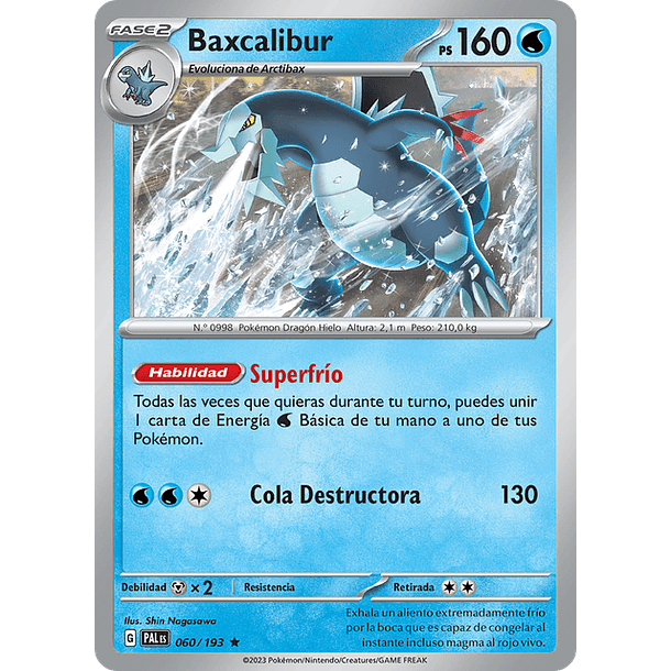 Baxcalibur 060/193 - Singles Pokemon TCG