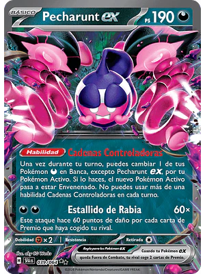 Pecharunt Ex 039/064 - Singles Pokemon TCG