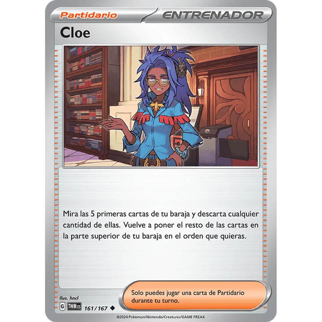 Cloe 161/167 - Singles Pokemon TCG 1