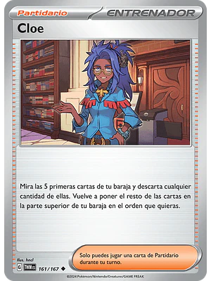 Cloe 161/167 - Singles Pokemon TCG