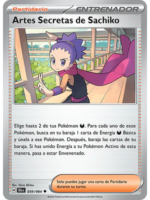 Artes Secretas de Sachiko 059/064 - Singles Pokemon TCG