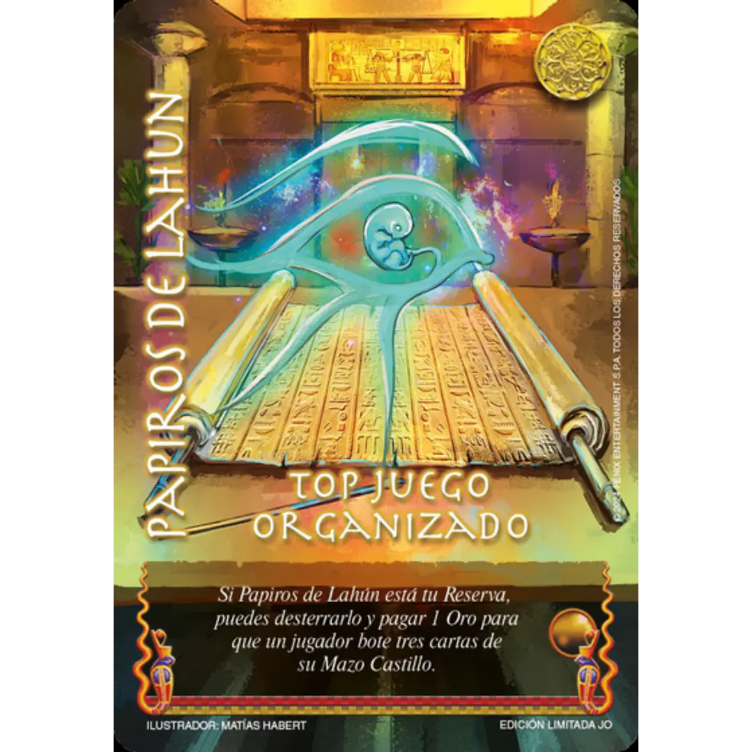 PAPIROS DE LAHUN JO - SINGLES MITOS Y LEYENDAS 1
