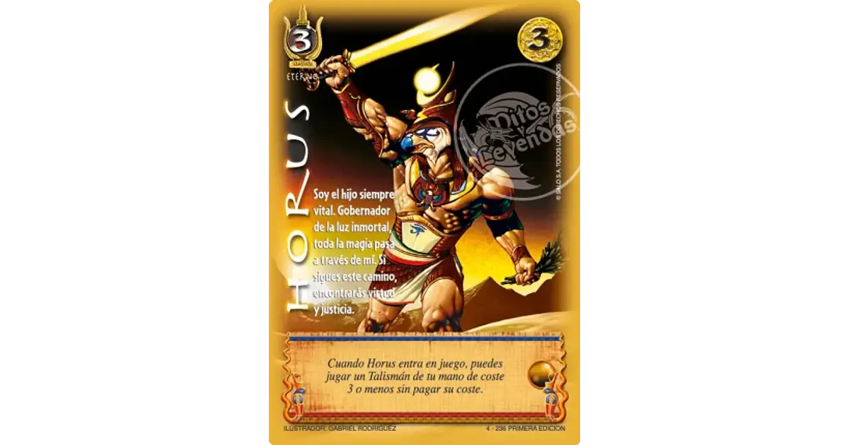 HORUS - SINGLES MITOS Y LEYENDAS