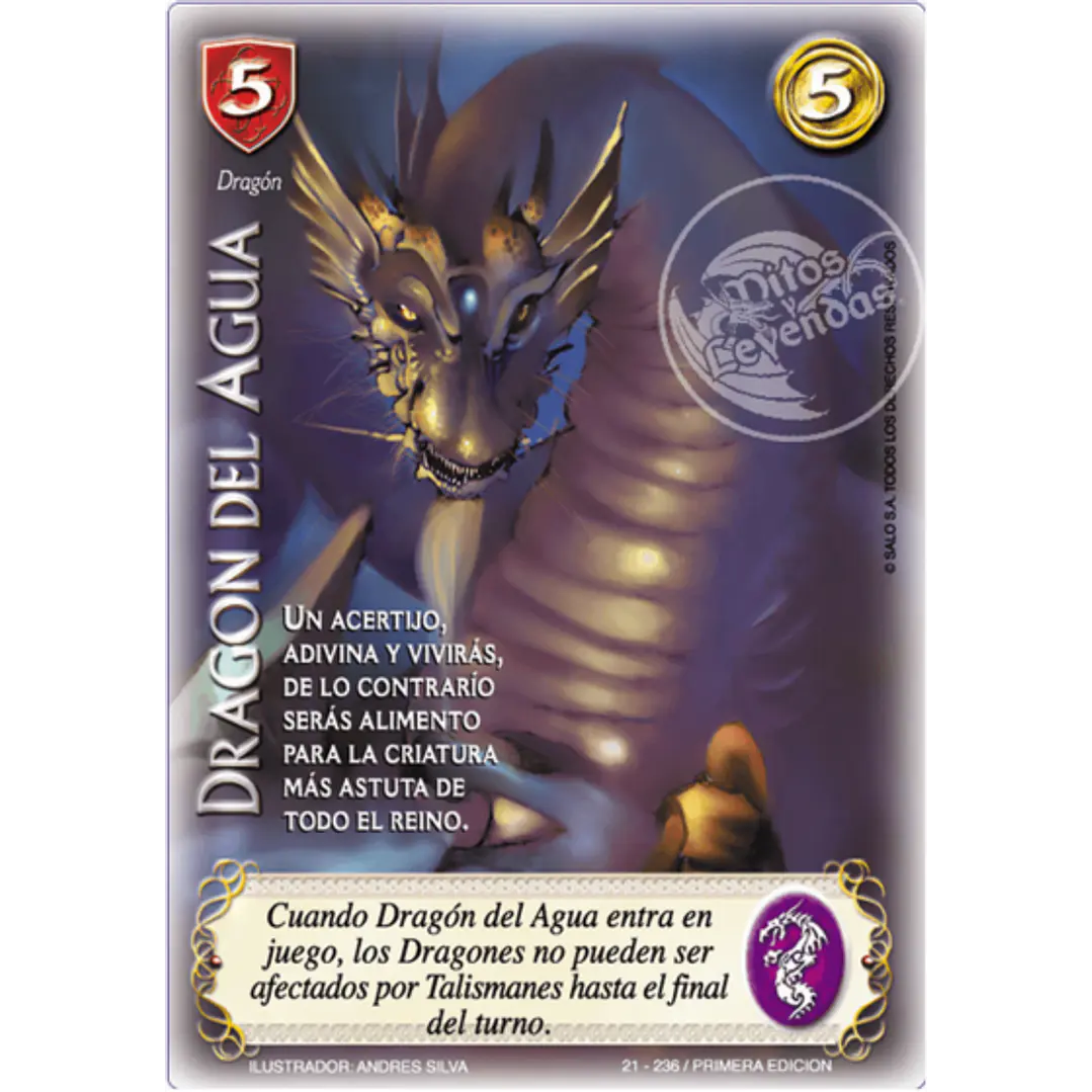 DRAGON DE AGUA - SINGLES MITOS Y LEYENDAS 1