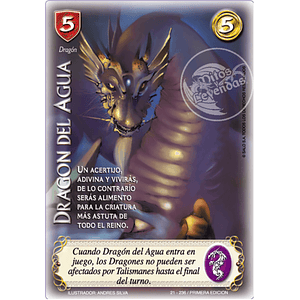 DRAGON DE AGUA - SINGLES MITOS Y LEYENDAS