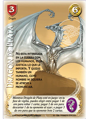 DRAGON DE PLATA - SINGLES MITOS Y LEYENDAS