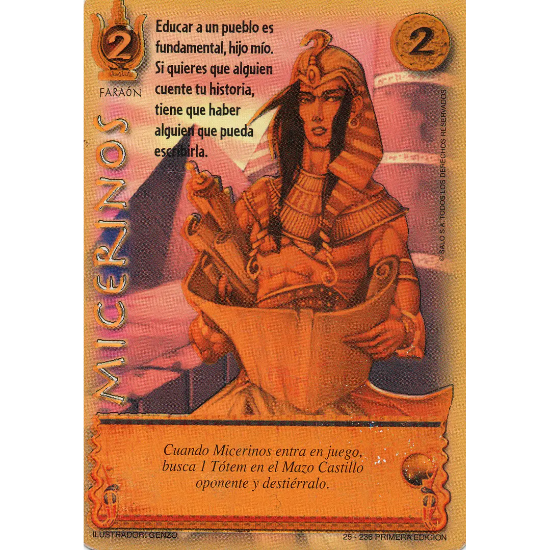 MICERINOS (PRIMERA EDICION) - SINGLES MITOS Y LEYENDAS 1