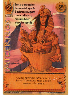 MICERINOS (PRIMERA EDICION) - SINGLES MITOS Y LEYENDAS