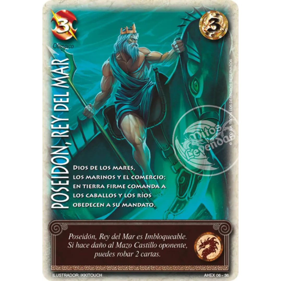 POSEIDON, REY DEL MAR - SINGLES MITOS Y LEYENDAS 1