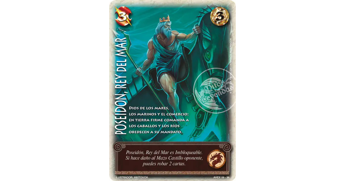 POSEIDON, REY DEL MAR - SINGLES MITOS Y LEYENDAS