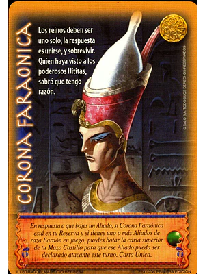 CORONA FARAONICA SIN FOIL - SINGLES MITOS Y LEYENDAS
