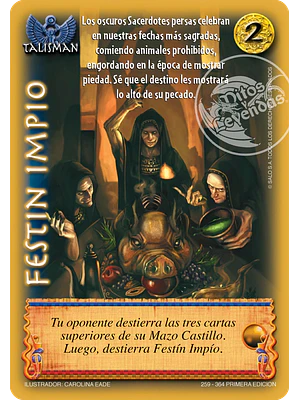 FESTIN IMPIO PRIMERA EDICION - SINGLES MITOS Y LEYENDAS