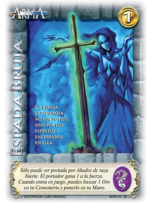 ESPADA BRUJA - SINGLES MITOS Y LEYENDAS