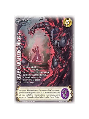 CREAR CABALLERO NEGRO - SINGLES MITOS Y LEYENDAS