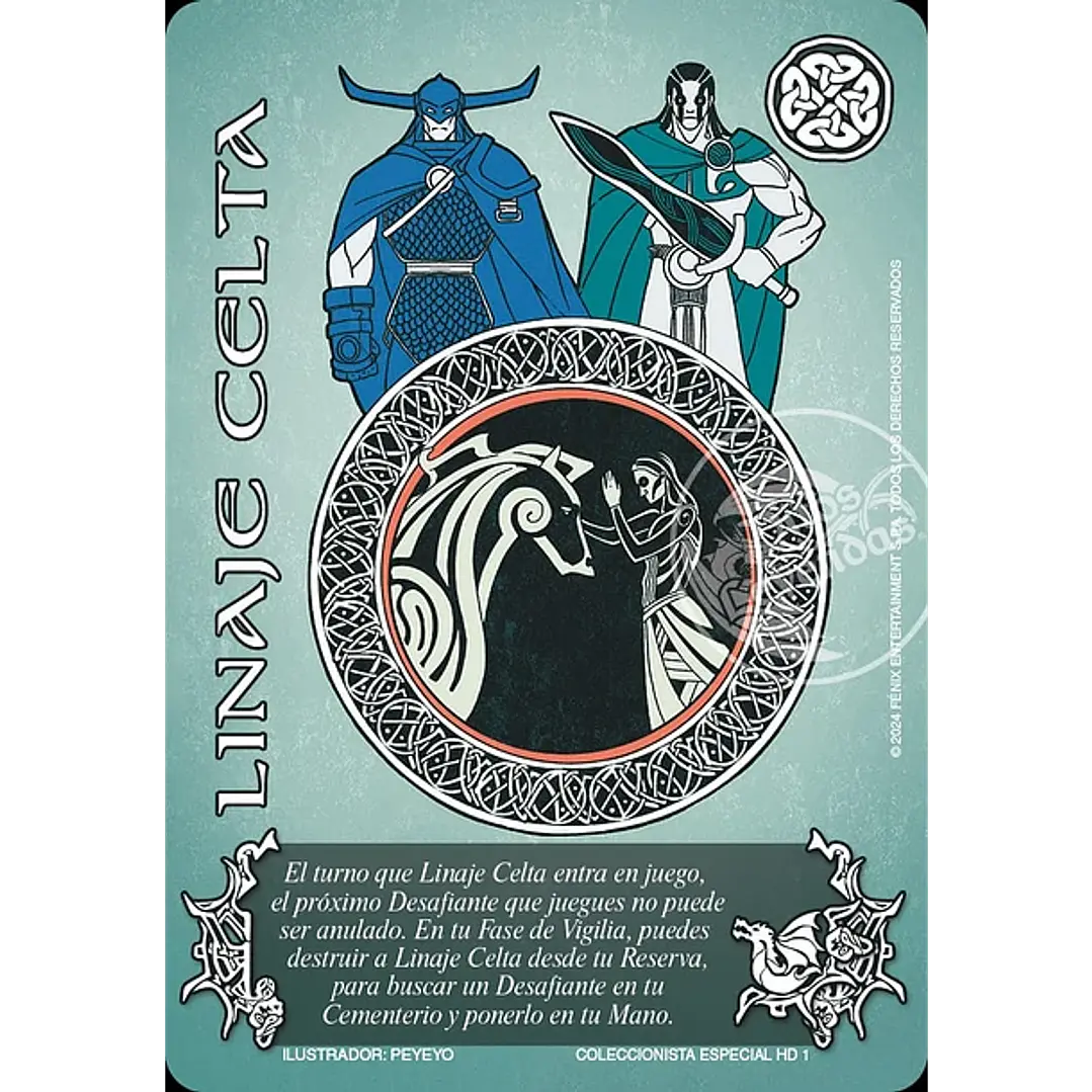 LINAJE CELTA FULL ART ANIVERSARIO - SINGLES MITOS Y LEYENDAS 1