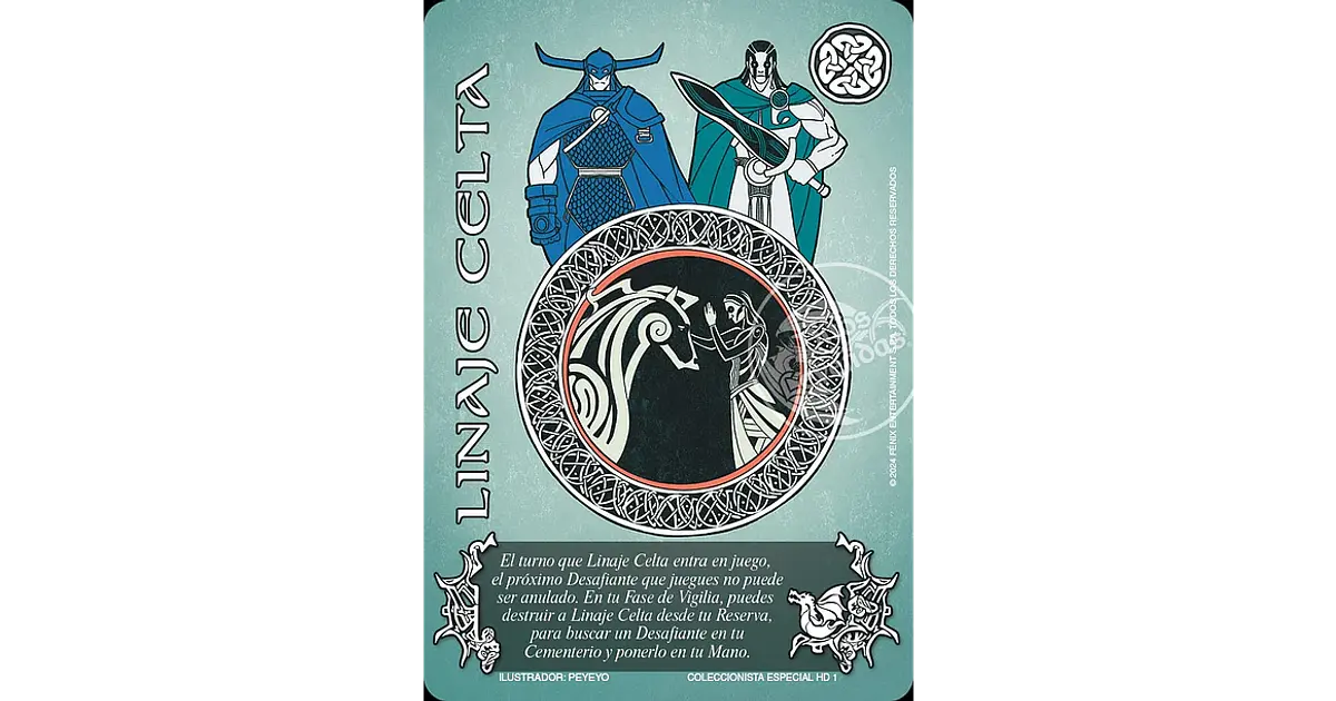 LINAJE CELTA FULL ART ANIVERSARIO - SINGLES MITOS Y LEYENDAS