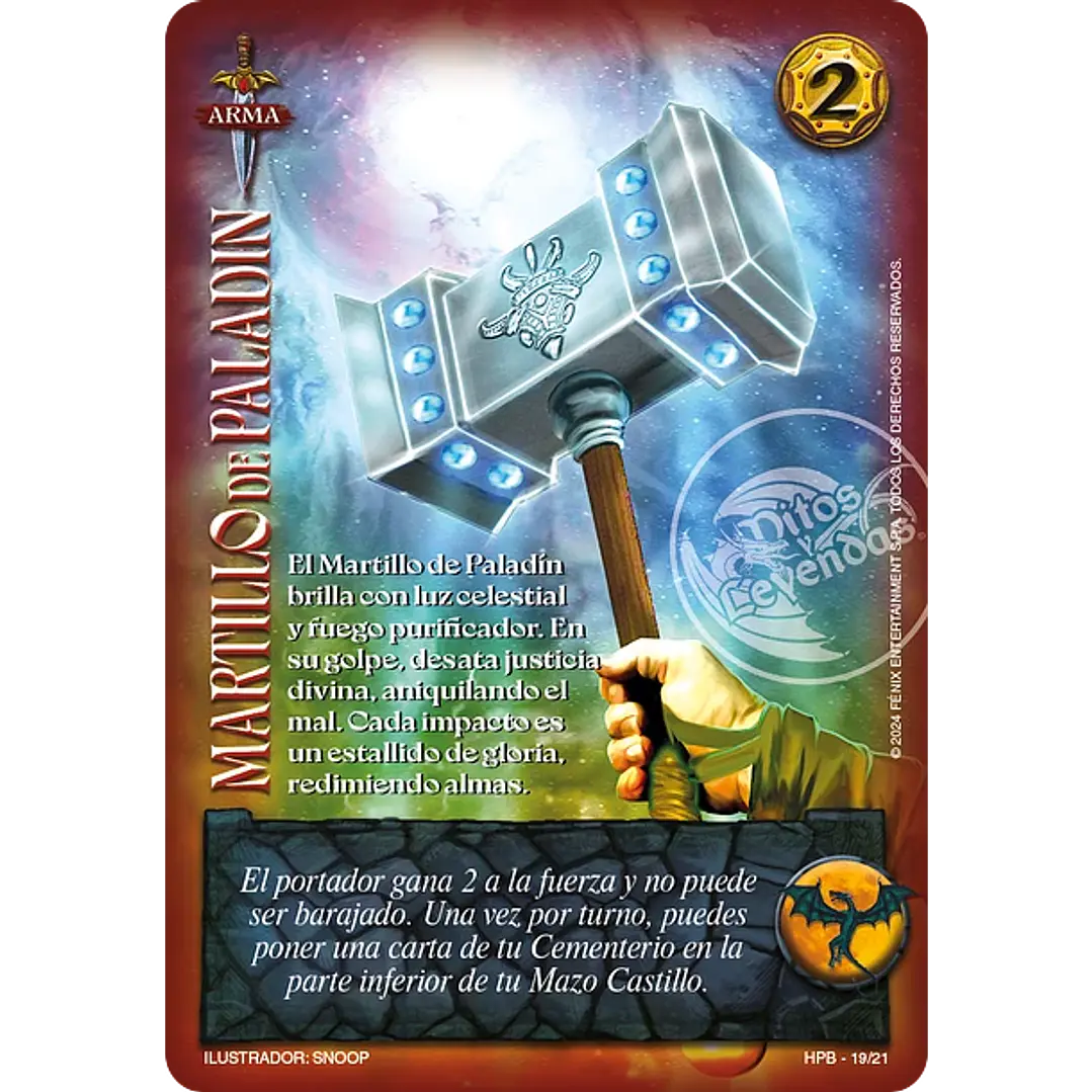 MARTILLO DE PALADIN INFERNO - SINGLES MITOS Y LEYENDAS 1