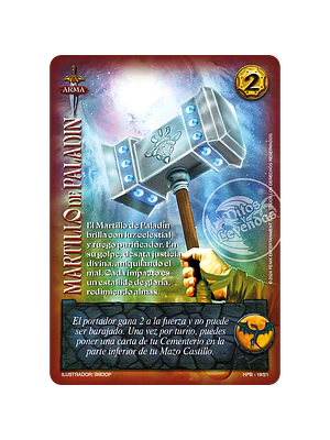 MARTILLO DE PALADIN INFERNO - SINGLES MITOS Y LEYENDAS